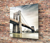 Brooklyn Köprüsü Cam Tablo.