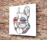 Köpek Cam Tablo.