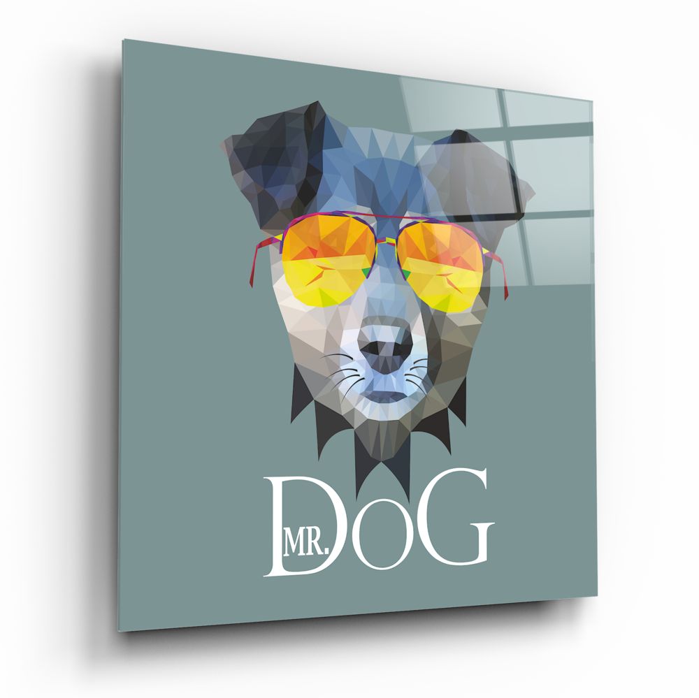 Köpek Cam Tablo.
