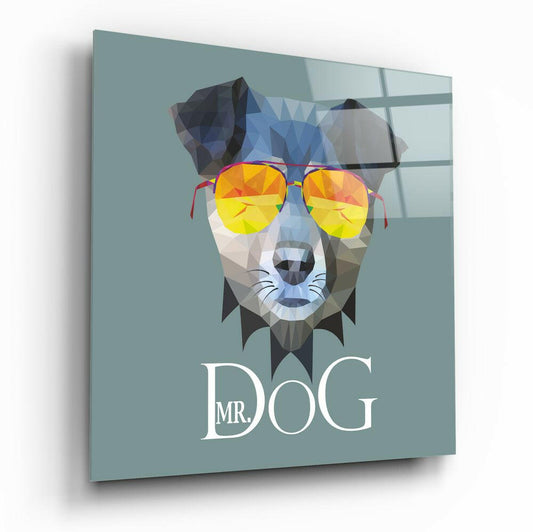 Köpek Cam Tablo.
