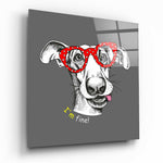 Köpek Cam Tablo.