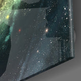 Uzay Sarı Sonsuzluk Cam Tablo | Insigne Art | Üstün Kalite