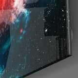 Uzay Kırmızı Sonsuzluk Cam Tablo | Insigne Art | Üstün Kalite