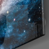 Uzay- Mavi Sonsuzluk Cam Tablo | Insigne Art | Üstün Kalite