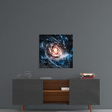 Uzay- Mavi Sonsuzluk Cam Tablo | Insigne Art | Üstün Kalite