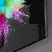 Renk Patlaması Cam Tablo.
