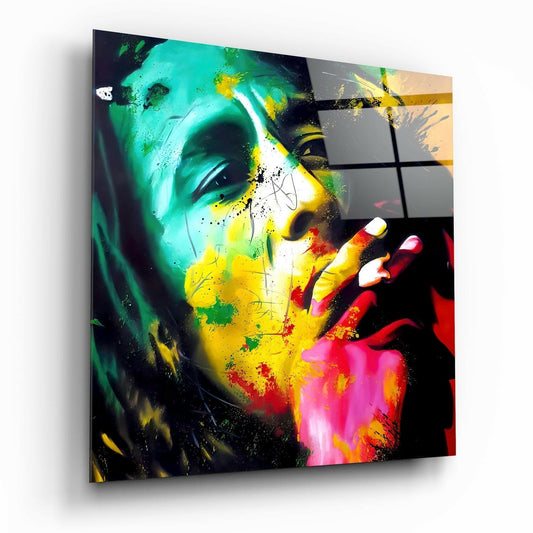 Reggae Efsanesi Cam Tablo