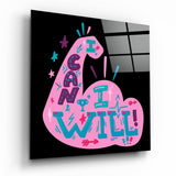 “I Can I Will” Cam Tablo | Insigne Art | Üstün Kalite