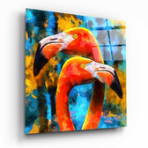 Flamingolar Cam Tablo.