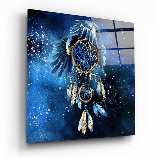 Rüya Avcısı Cam Tablo.