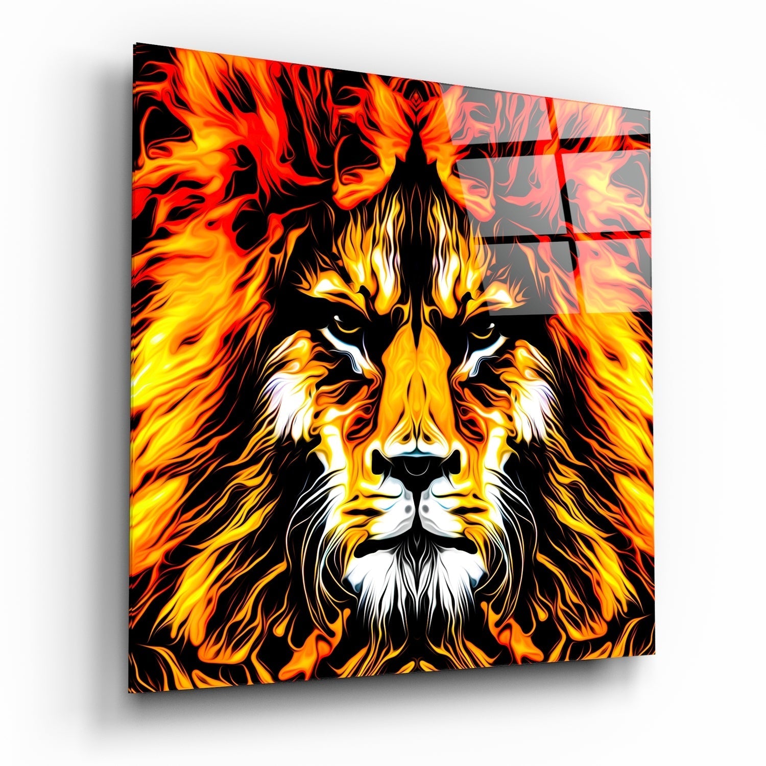 Aslan Cam Tablo.