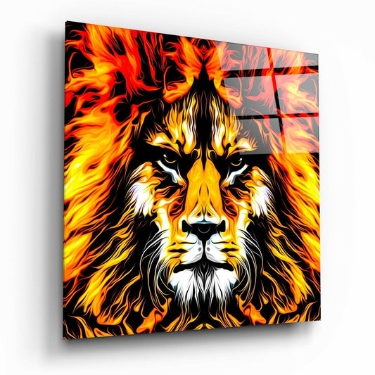 Aslan Cam Tablo.