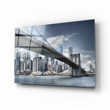 Brooklyn Köprüsü Cam Tablo.