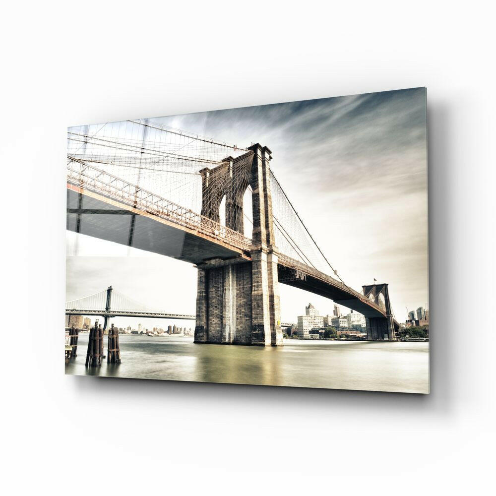 Brooklyn Köprüsü  Cam Tablo