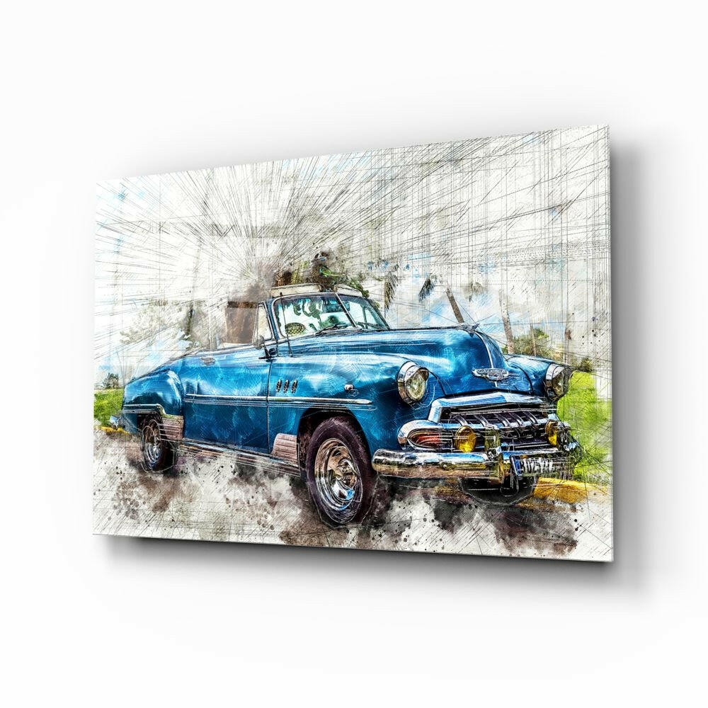 Klasik Chevrolet Cam Tablo.