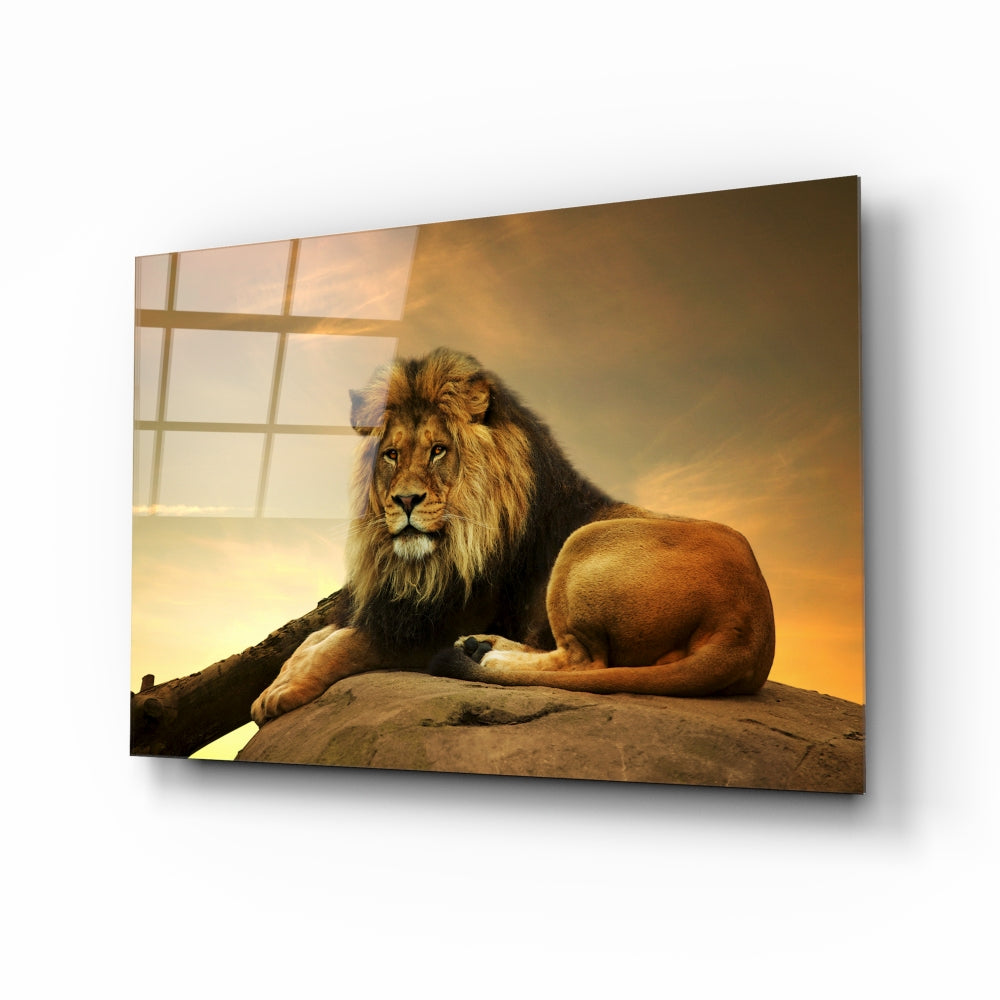 Aslan Cam Tablo.