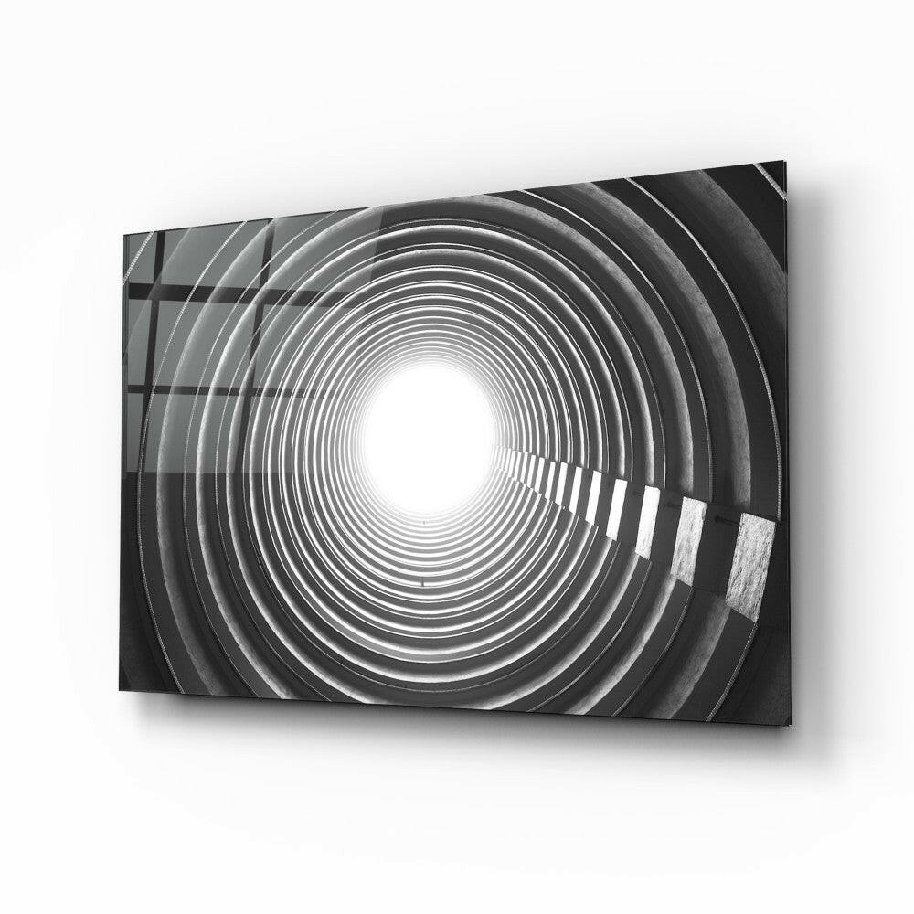 Geometrik Yapılar Cam Tablo.