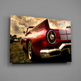 Kırmızı Chevrolet Cam Tablo.