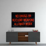 “No drugs” Cam Tablo.