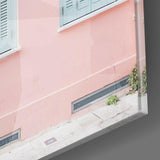Pembe Ev Cam Tablo.
