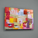 Modern Patchwork Cam Tablo.