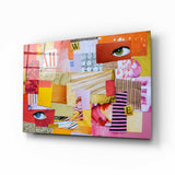 Modern Patchwork Cam Tablo.