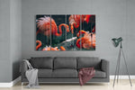 Flamingolar 4 Parça Mega Cam Tablo | 150x92 cm.
