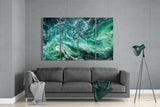 Dalgalar 4 Parça Mega Cam Tablo | 150x92 cm.