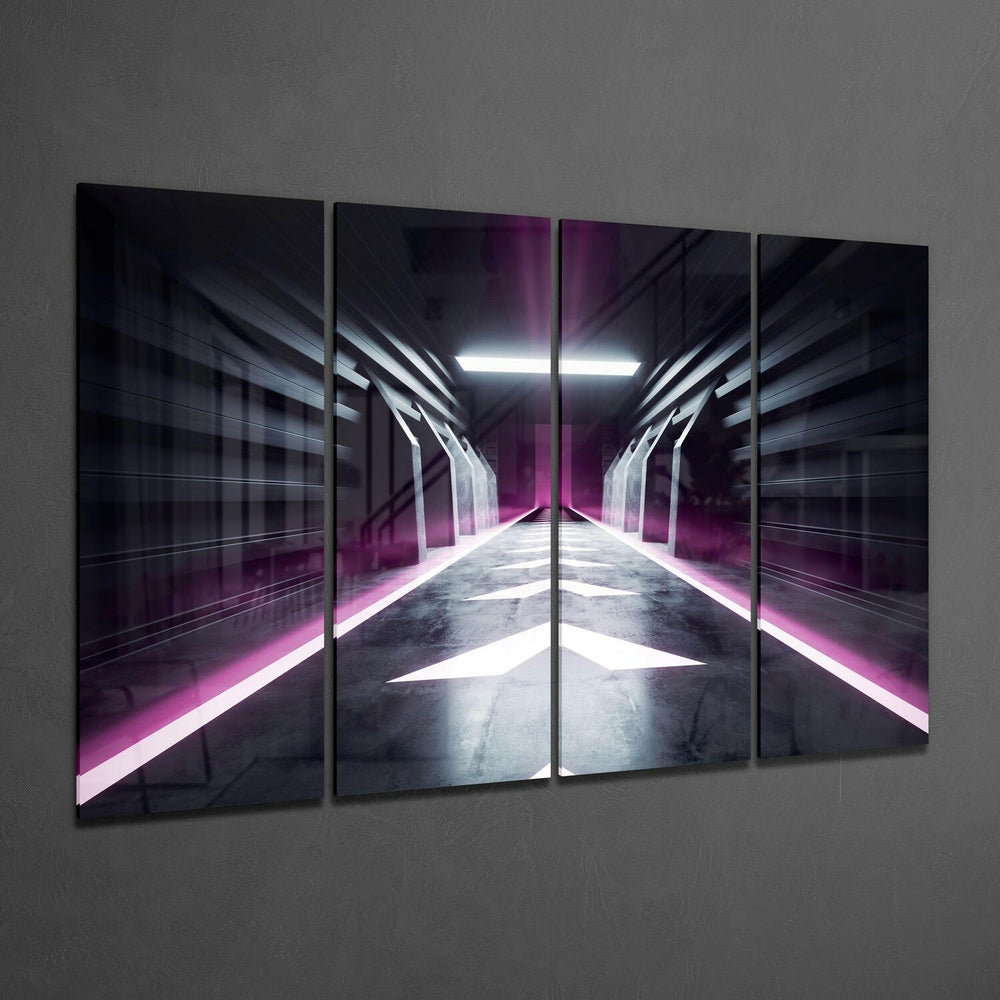 Koridor 4 Parça Mega Cam Tablo | 150x92 cm.