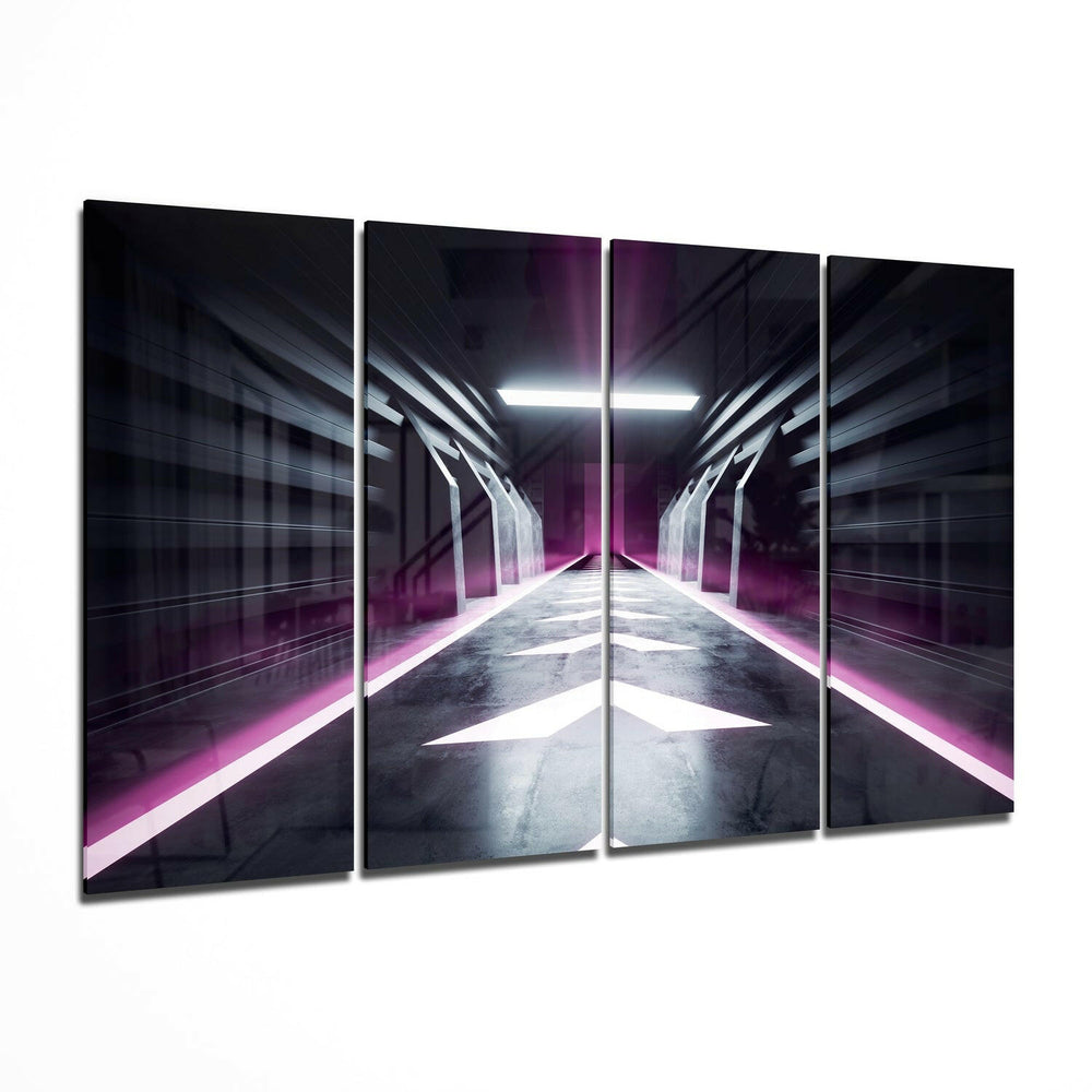 Koridor 4 Parça Mega Cam Tablo | 150x92 cm.