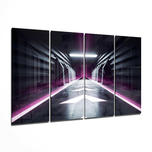 Koridor 4 Parça Mega Cam Tablo | 150x92 cm.