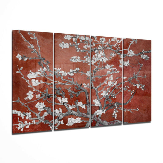 Sakura 4 Parça Mega Cam Tablo | 150x92 cm.