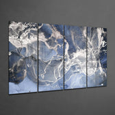 Mermer 4 Parça Mega Cam Tablo | 150x92 cm.