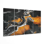 Mermer Lav 4 Parça Mega Cam Tablo | 150x92 cm.