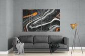 Mermer Lav 4 Parça Mega Cam Tablo | 150x92 cm.