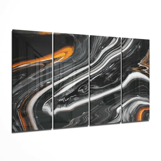 Mermer Lav 4 Parça Mega Cam Tablo | 150x92 cm.