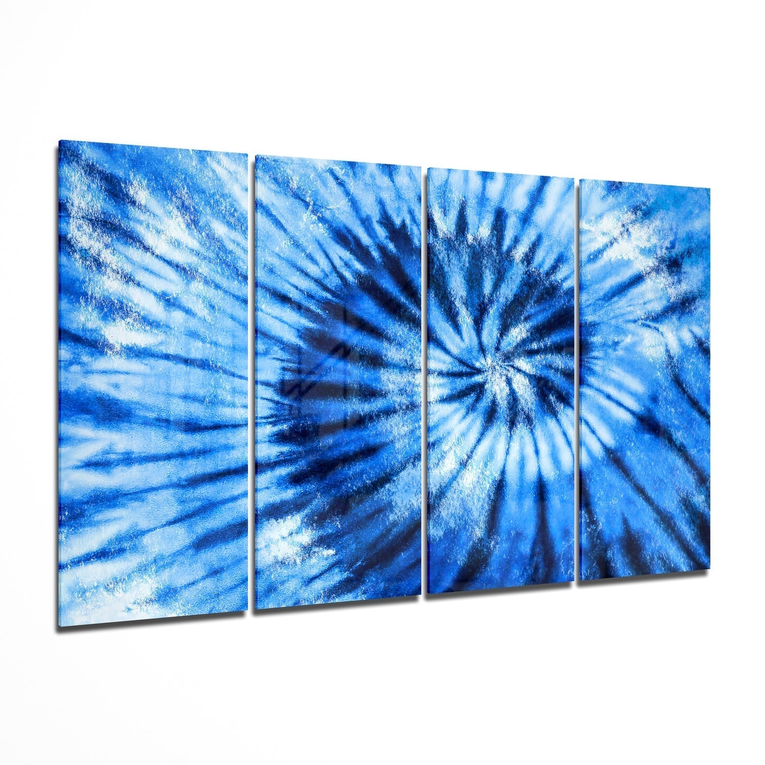 Mavi Spiral 4 Parça Mega Cam Tablo | 150x92 cm.