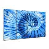 Mavi Spiral 4 Parça Mega Cam Tablo | 150x92 cm.