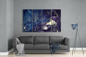 Mermer 4 Parça Mega Cam Tablo | 150x92 cm.