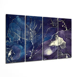 Mermer 4 Parça Mega Cam Tablo | 150x92 cm.