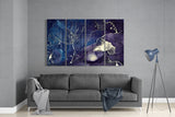 Mermer 4 Parça Mega Cam Tablo | 150x92 cm.