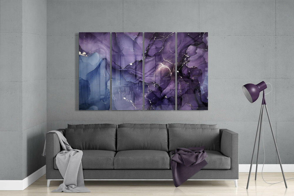 Mermer 4 Parça Mega Cam Tablo | 150x92 cm.