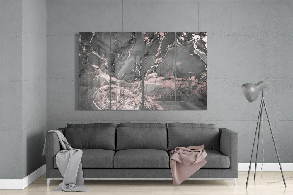Mermer 4 Parça Mega Cam Tablo | 150x92 cm.