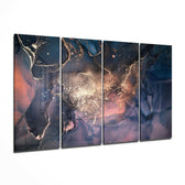 Mermer 4 Parça Mega Cam Tablo | 150x92 cm.