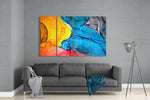 Renkler Dansı 4 Parça Mega Cam Tablo | 150x92 cm.