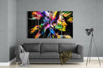 Müziği Hisset 4 Parça Mega Cam Tablo | 150x92 cm.