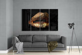 Dudak 4 Parça Mega Cam Tablo | 150x92 cm.