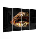 Dudak 4 Parça Mega Cam Tablo | 150x92 cm.