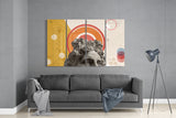 Heykelin Düşünceleri 4 Parça Mega Cam Tablo | 150x92 cm.