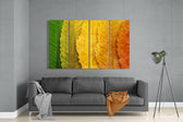 Sonbahar Yaprakları 4 Parça Mega Cam Tablo | 150x92 cm.